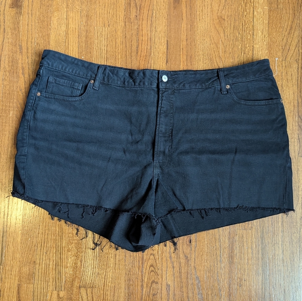 Old Navy | 3" High Rise Button Fly OG Straight Cut-Off Jean Short | 26